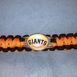 Giants Paracord Bracelet in Orange and Black